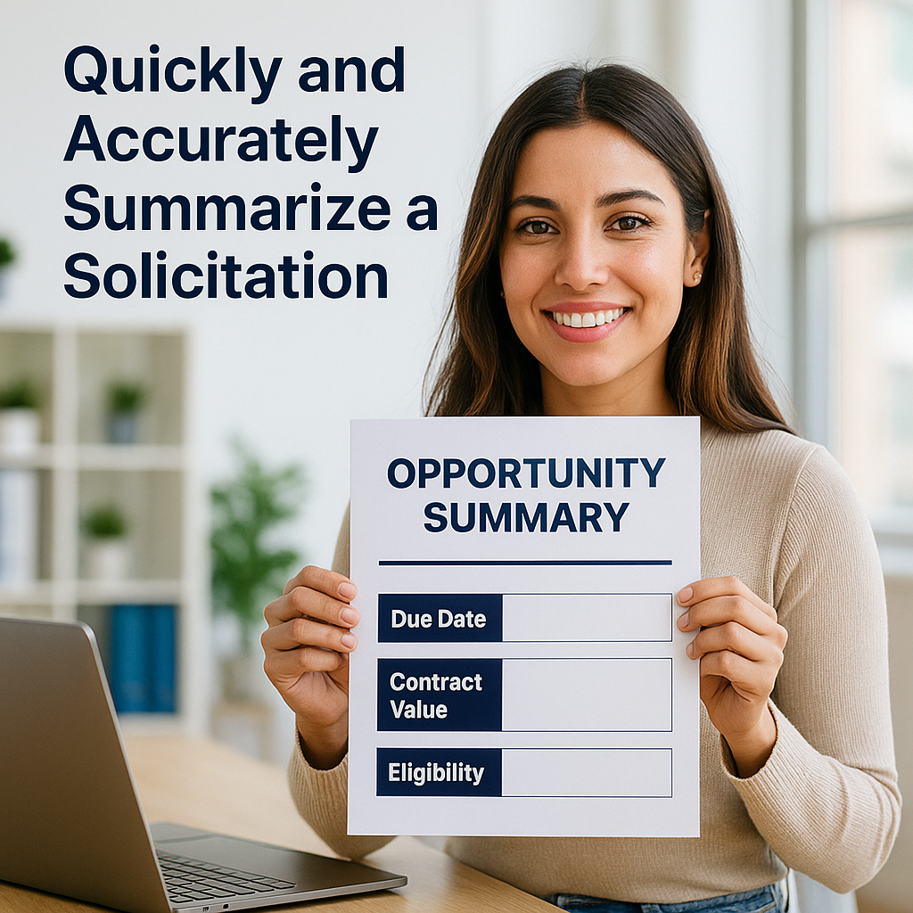 Analyze RFP/Solicitation